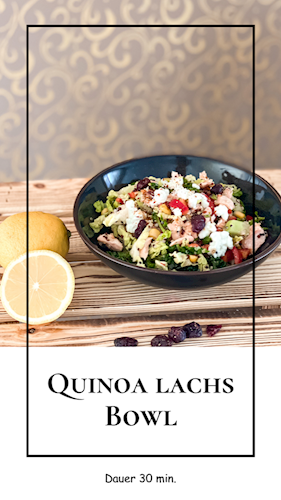 Quinoa Lachs Bowl