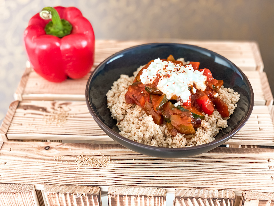 Gemüsesugo mit Couscous